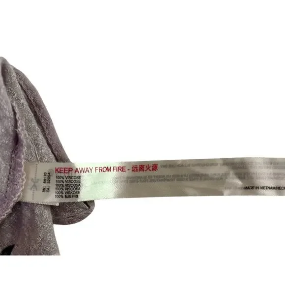 Free People Magic Garden Slip Dress Women Small Purple Floral Wrap Fairy Whimsy - Picture 9 of 11